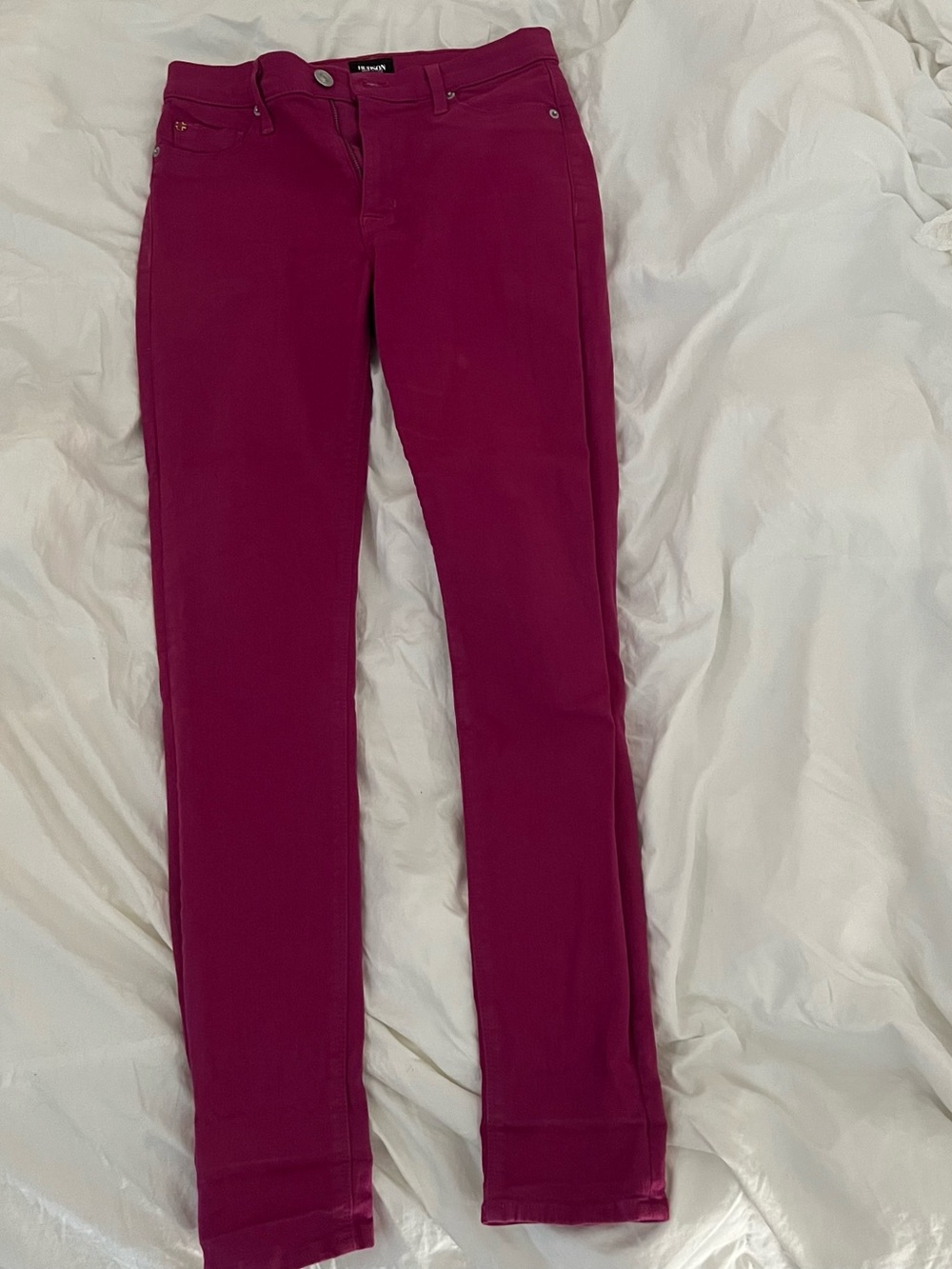 Hudson size 27 Magenta Skinny Jeans - Women's Slim Fit